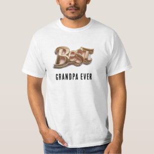 Camiseta *~* Dia de os pais AP86 MELHOR Vovô JÁ Dourado
