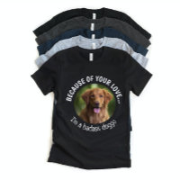 Dia de os pais Badass Doggo Foto Personalizada T-S