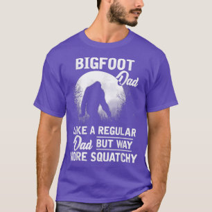 Camiseta Dia de os pais Bigfoot Pai Funny Pai Bigfoot Sasqu