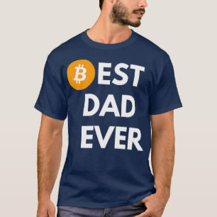 Camiseta dia de os pais Bitmoney Melhor Pai De Cripto Engra