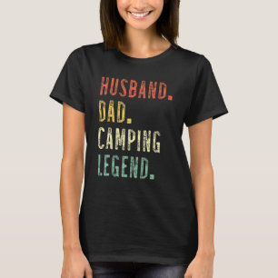 Camiseta Dia de os pais Camper Husband Pai Legenda Vi