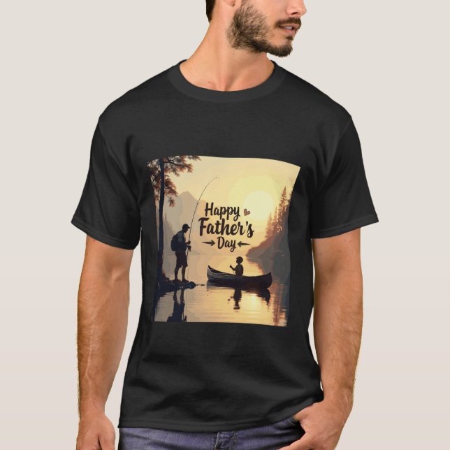 Camiseta Dia de os pais Canoagem Adventure T-Shirt (Frente)
