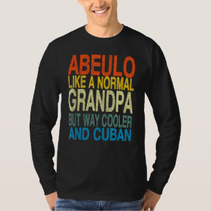 Camiseta Dia de os pais cubano do avô cubano Abuelo