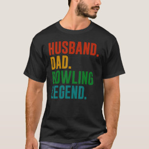 Camiseta Dia de os pais da Boliche do Marido Bowler