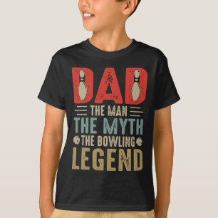 Camiseta Dia de os pais da Boliche do Pai Engraçado Bolny