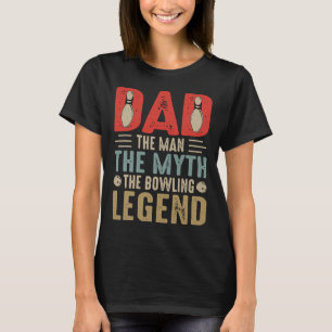 Camiseta Dia de os pais da Boliche do Pai Engraçado Bolny