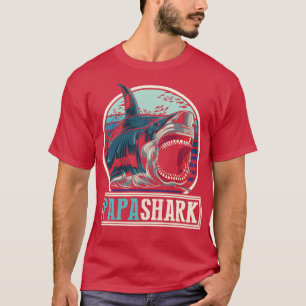 Camiseta Dia de os pais Da Família De Baleias De Animais As