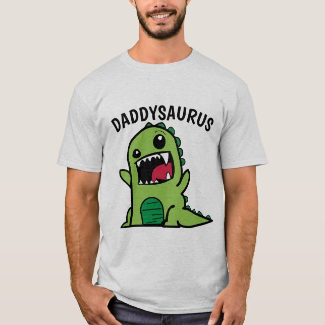 Camiseta DIA DE OS PAIS DADDYSAURUS DINOSAUR T-shirts (Frente)