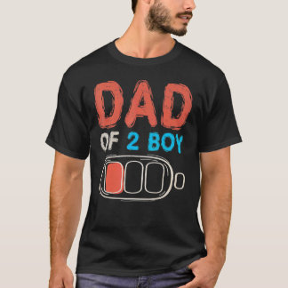 Camiseta Dia de os pais De 2 Boys Apresenta Ideal