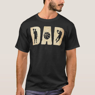 Camiseta Dia de os pais de basquetebol Pai