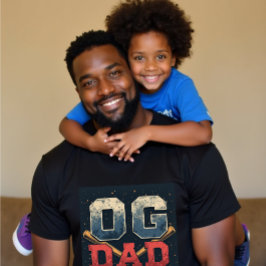 Camiseta Dia de os pais de beisebol com Pai OG personalizad