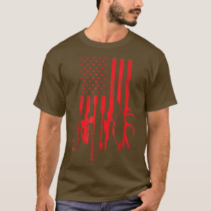 Camiseta Dia de os pais de caçadores de pescado de pesca re