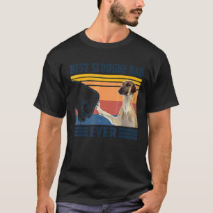 Camiseta Dia de os pais De Cachorro Do Melhor Pai Sloughi