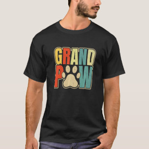 Camiseta Dia de os pais de Cachorro Vovô Pele de Pele