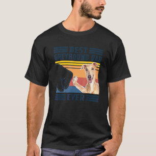 Camiseta Dia de os pais De Cães Do Melhor Pai De Greyhound