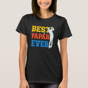 Camiseta Dia de os pais De Candeeiro De Golfe Para Pai Melh