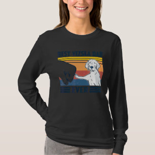 Camiseta Dia de os pais De Cão Do Melhor Pai Vizsla