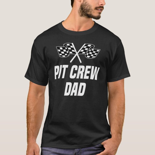 Camiseta Dia de os pais De Carruagem De Pai Race Para Carru (Frente)