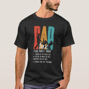Camiseta Dia de os pais de Definição de Imposto de Pai Vint