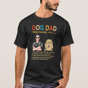 Camiseta Dia de os pais de Definição de Pai Cachorro Golden