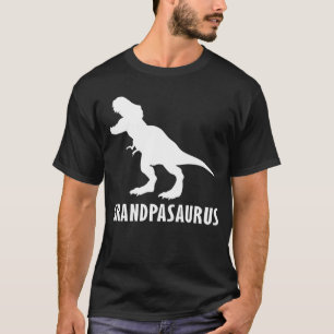 Camiseta dia de os pais de dinossauro do vovô