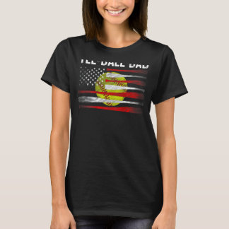 Camiseta Dia de os pais de esfera de Pai de esfera de Pai d