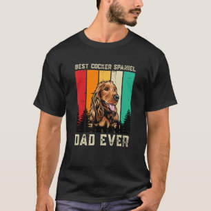 Camiseta Dia de os pais De Espanhol De Melhor Cocker Do Vin