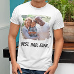 Camiseta Dia de os pais de Fotografias da Família Personali<br><div class="desc">Crie sua camiseta de presente personalizada de Dia de os pais com sua foto e texto personalizados.</div>