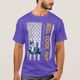 Camiseta Dia de os pais De Galinhas Da Legal Pap Fish Ameri
