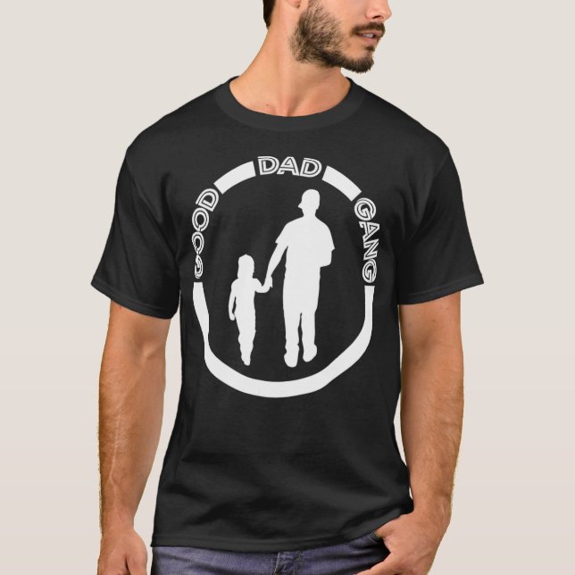 Camiseta Dia de os pais de gangue de Pai (Frente)
