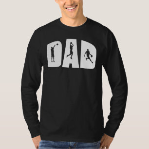 Camiseta Dia de os pais de Jogador de Basquete para Diversã