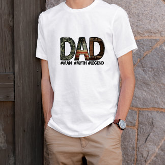 Camiseta Dia de os pais de Legenda do Homem pai