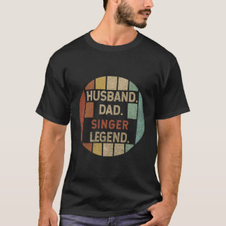 Camiseta Dia de os pais de lenda do cantor Pai Marido