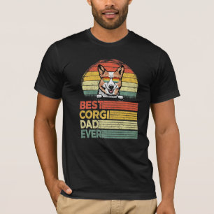 Camiseta Dia de os pais De Melhor Pai De Corgi Legal