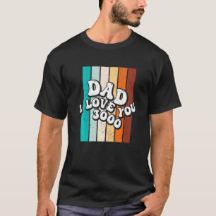 Camiseta Dia de os pais De Meninos Eu Te Amo Família Orgulh