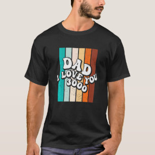 Camiseta Dia de os pais De Meninos Eu Te Amo Família Orgulh