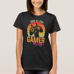 Camiseta Dia de os pais De Meninos Por Jogador De Dia À Noi
