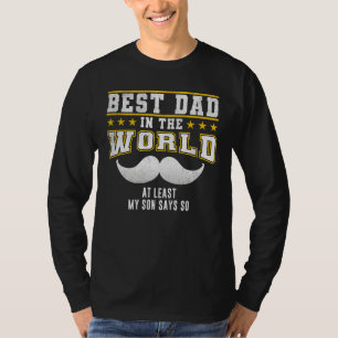 Camiseta Dia de os pais De Menores No Mundo, Pelo Menos M