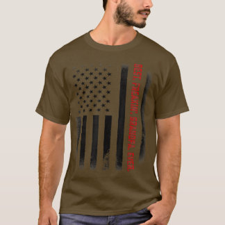 Camiseta Dia de os pais De Mens Dotado Melhor Avô Freakin E