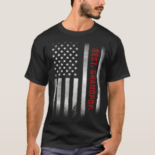 Camiseta Dia de os pais De Mens Para O Papa Melhor Avô De T