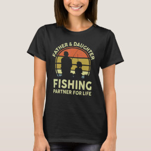 Camiseta Dia de os pais de Mens - Parte de Pesca Pai e Filh