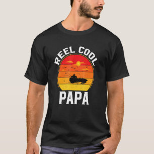 Camiseta Dia de os pais de Mens Roel Legal Papa Pai de Pesc