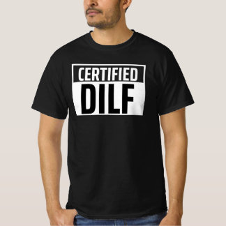 Camiseta Dia de os pais de Novo papai engraçado DILF certif
