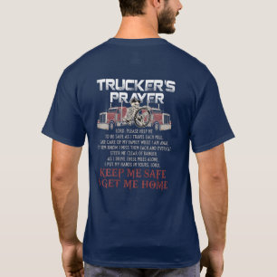 Camiseta Dia de os pais de oração do caminhão - Motorista d