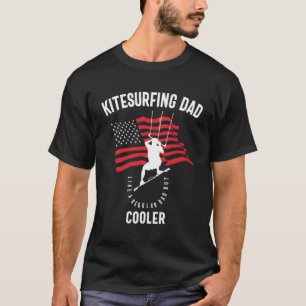 Camiseta Dia de os pais de Pai de Kitesurfing