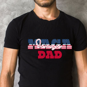 Camiseta Dia de os pais de Pai do Sonho MAGA
