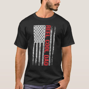 Camiseta Dia de os pais De Pai Legal Do Pescador Da Enguia