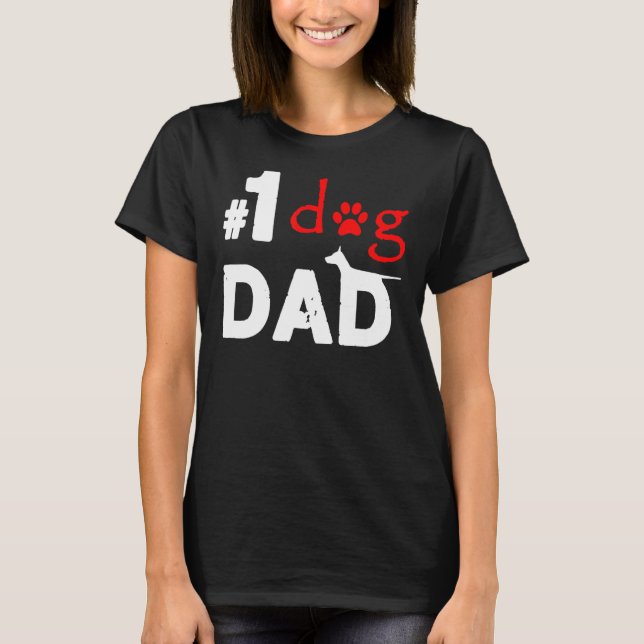Camiseta Dia de os pais de Pai Número Um (Frente)