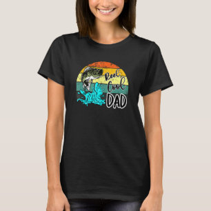 Camiseta Dia de os pais De Pesca De Bassas De Retro Vintage