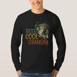 Camiseta Dia de os pais De Pesca De Enguia Legal Avô Fishe